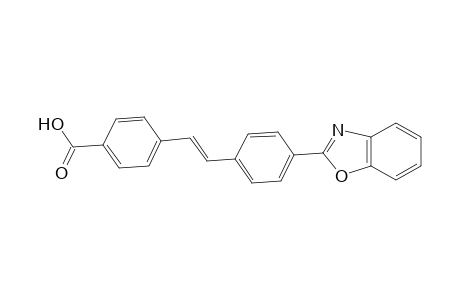 Benzoic acid, 4-[2-[4-(2-benzoxazolyl)phenyl]ethenyl]-