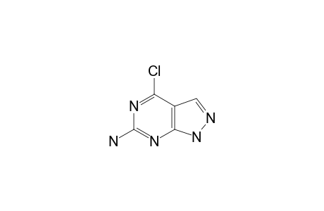 6-AMINO-4-CHLORO-1H-PYRAZOLO-[3.4-D]-PYRIMIDINE