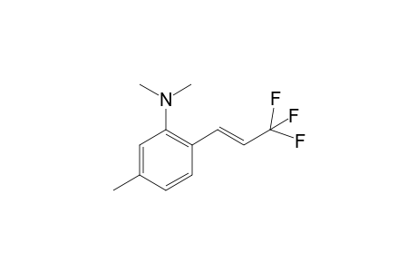 (E)-N,N,5-Trimethyl-2-(3,3,3-trifluoroprop-1-enyl)aniline