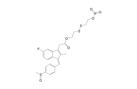 (Z)-2-[[2-(NITROOXY)-ETHYL]-DISULFANYL]-ETHYL-2-[5-FLUORO-2-METHYL-1-[4-(METHYLSULFINYL)-BENZYLIDENE]-1H-INDEN-3-YL]-ACETATE