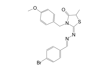 4-bromobenzaldehyde [(2E)-3-(4-methoxybenzyl)-5-methyl-4-oxo-1,3-thiazolidin-2-ylidene]hydrazone