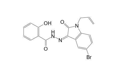 N'-[(3Z)-1-allyl-5-bromo-2-oxo-1,2-dihydro-3H-indol-3-ylidene]-2-hydroxybenzohydrazide
