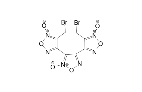 3,4-bis[4-(bromomethyl)-5-oxidanidyl-1,2,5-oxadiazol-5-ium-3-yl]-2-oxidanidyl-1,2,5-oxadiazol-2-ium