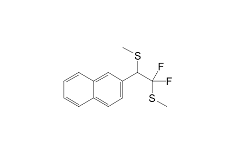2-[2,2-bis(fluoranyl)-1,2-bis(methylsulfanyl)ethyl]naphthalene
