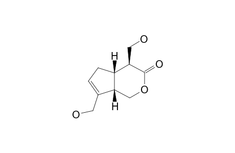 GARDENDIOL;4S,3AS,7AS-4,7-DIHYDROXYMETHYL-1,4,4A,5,7A-HEXAHYDRO-3-OXO-CYCLO-PENTAN-[C]-PYRAN