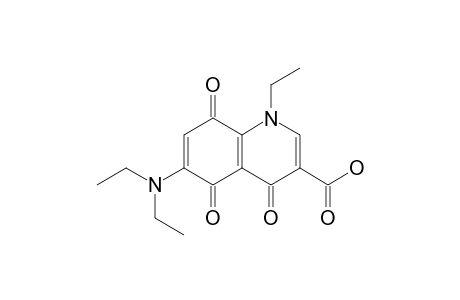 6-(Diethylamino)-1-ethyl-4,5,8-triketo-quinoline-3-carboxylic acid