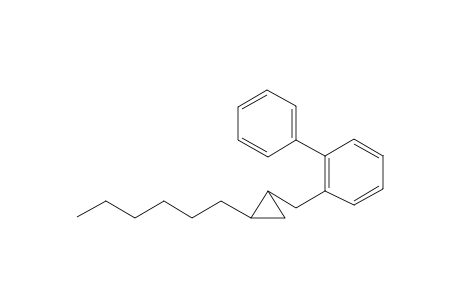trans-1-[(2-Hexylcyclopropyl)methyl]-2-phenylbenzene