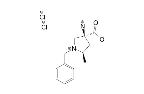 (2R,4R)-4-AMINO-1-BENZYL-4-CARBOXY-2-METHYL-PYRROLIDINE-DIHYDROCHLORIDE