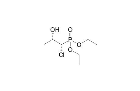 Diethyl (1R,2S)-1-chloro-2-[hydroxy)propane]-phosphonate
