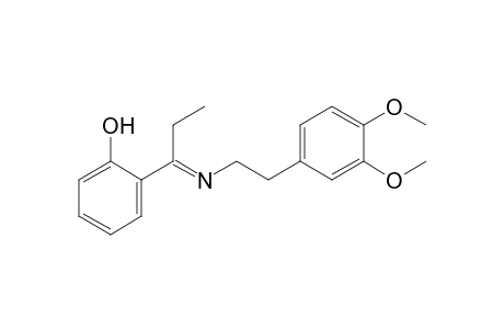 o-[N-(3,4-dimethoxyphenethyl)propionimidoyl]phenol