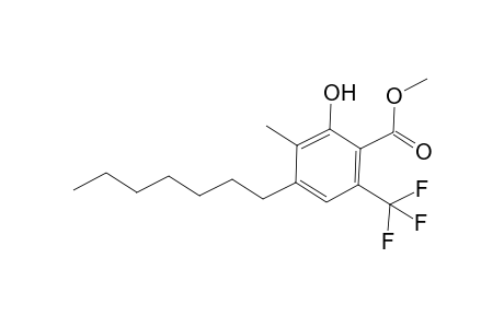 Methyl 4-Heptyl-2-hydroxy-3-methyl-6-(trifluoromethyl)benzoate