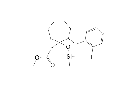 METHYL-8-(2-IODOBENZYL)-1-TRIMETHYLSILOXYBICYCLO-[5.1.0]-OCTANE-8-CARBOXYLATE