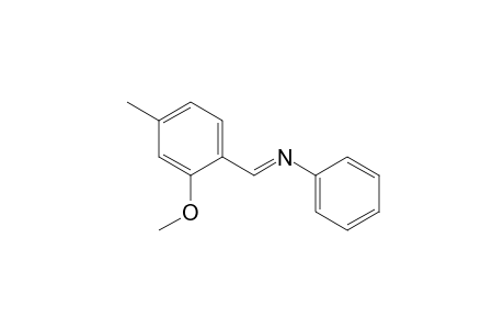 (E)-2-Methoxy-4-methyl-N-phenylbenzaldimin