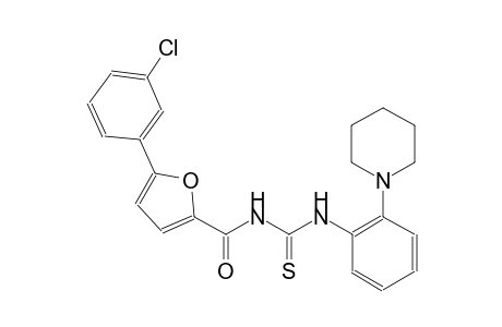 N-[5-(3-chlorophenyl)-2-furoyl]-N'-[2-(1-piperidinyl)phenyl]thiourea