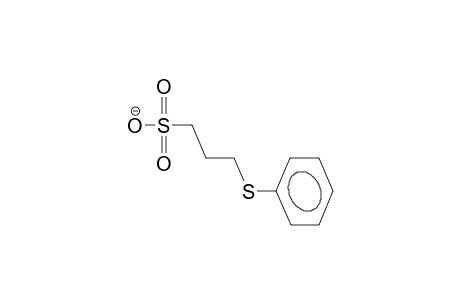 3-phenylthiopropanesulphonate anion