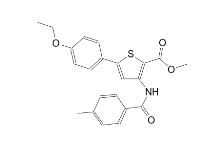 2-thiophenecarboxylic acid, 5-(4-ethoxyphenyl)-3-[(4-methylbenzoyl)amino]-, methyl ester