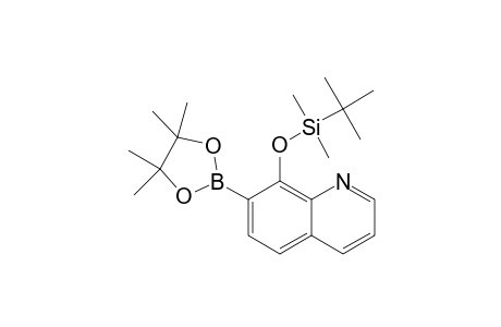 8-(tert-Butyldimethylsilyloxy)-7-(4,4,5,5-tetrameyhyl[1,3,2]dioxaboran-2-yl)quinoline