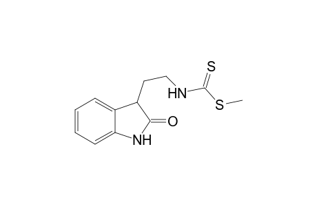 Methyl N-[2-(2-oxidanylidene-1,3-dihydroindol-3-yl)ethyl]carbamodithioate