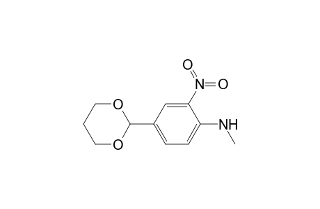 Benzenamine, 4-(1,3-dioxan-2-yl)-N-methyl-2-nitro-