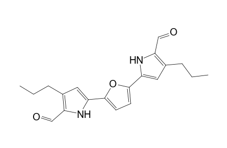 5-[5-(5-formyl-4-propyl-1H-pyrrol-2-yl)-2-furanyl]-3-propyl-1H-pyrrole-2-carboxaldehyde