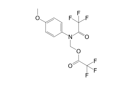 (2,2,2-trifluoro-N-(4-methoxyphenyl)acetamido)methyl 2,2,2-trifluoroacetate