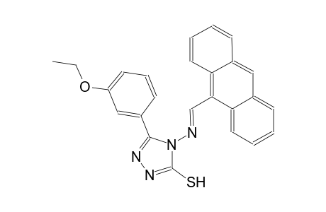 4-{[(E)-9-anthrylmethylidene]amino}-5-(3-ethoxyphenyl)-4H-1,2,4-triazole-3-thiol