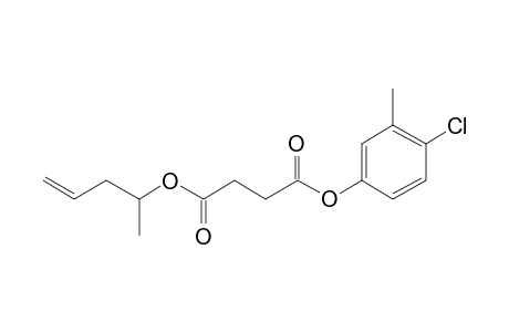 Succinic acid, 4-chloro-3-methylphenyl pent-4-en-2-yl ester