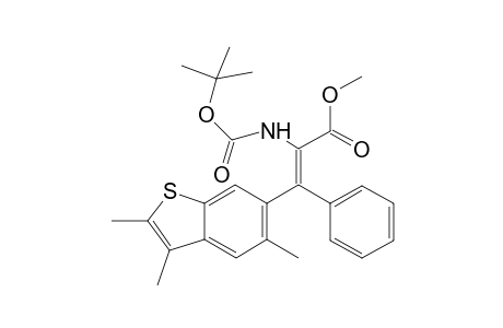 (Z)-(butoxycarbonyl)-.delta.-phenyl-[.beta.-(2',3',5'-trimethylbenzo[b]thien-6'-yl)]-O-methyl