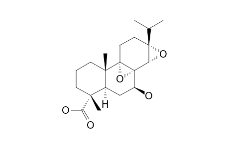 7-BETA-HYDROXY-8-ALPHA,9-ALPHA,13-ALPHA,14-ALPHA-DIEPOXY-ABIETAN-18-OIC_ACID