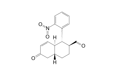 (1S,2S,4aR,8aS)-1-(2-Nitro-phenyl)-6-oxo-1,2,3,4,4a,5,6,8a-octahydro-naphthalene-2-carbaldehyde