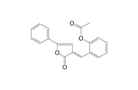 2-[(E)-(2-Oxo-5-phenyl-3(2H)-furanylidene)methyl]phenyl acetate
