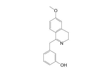 3-[(6-Methoxy-3,4-dihydro-1-isoquinolinyl)methyl]phenol