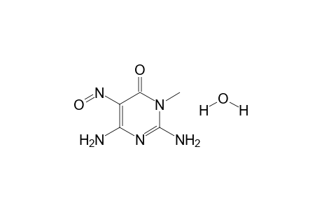 2,6-Diamino-3-methyl-5-nitrosopyrimidin-4(3H)-one - hydrate