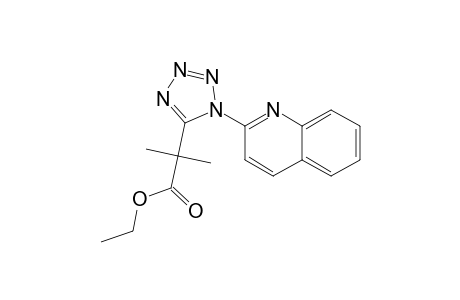Ethyl 2-methyl-2-[1-(quinolin-2-yl)-1,2,3,4-tetrazol-5-yl]propanoate