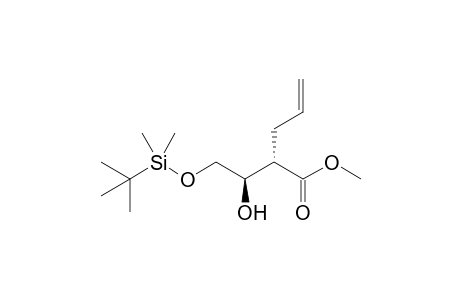 (2S)-2-[(1R)-2-[tert-butyl(dimethyl)silyl]oxy-1-hydroxy-ethyl]pent-4-enoic acid methyl ester