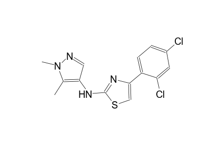 N-[4-(2,4-dichlorophenyl)-1,3-thiazol-2-yl]-N-(1,5-dimethyl-1H-pyrazol-4-yl)amine