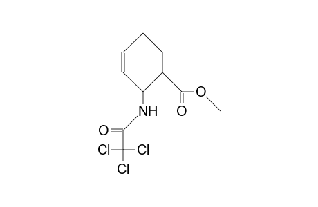 cis-2-(2,2,2-TRICHLOROACETAMIDO)-3-CYCLOHEXENE-1-CARBOXYLIC ACID,METHYL ESTER