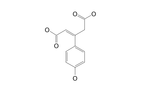 CIS-SPHAGNUM-ACID;(Z)-3-(4'-HYDROXYPHENYL)-PENT-2-EN-1,5-DICARBOXYLIC-ACID