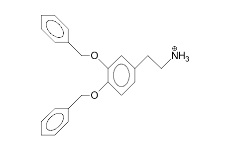 2-(3,4-Dibenzyloxyphenyl)-ethylammonium cation