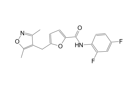 N-(2,4-difluorophenyl)-5-[(3,5-dimethyl-4-isoxazolyl)methyl]-2-furamide