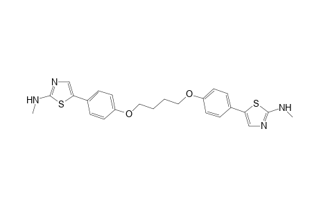 5-(4-(4-(4-(2-(Methylamino)thiazol-5-yl)phenoxy)butoxy)phenyl)-N-methylthiazol-2-amine