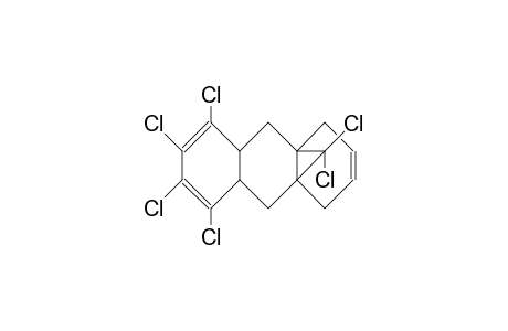 meso-(4AR, 10aS,8aR,9aS)-5,6,7,8,11,11-hexachloro-1,4,4a,8a,9,9a,10,10a-octahydro-4a,9a-methano-anthracene