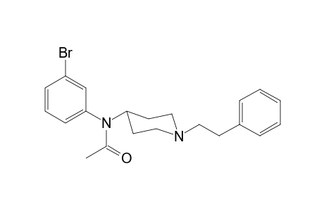 N-(3-Bromophenyl)-N-[1-(2-phenylethyl)piperidin-4-yl]acetamide