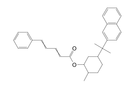 (e.e)-(1'r,2's,5'r)-8'-.beta.-naphthylmenthyl-5-phenyl-2,4-pentadienoate