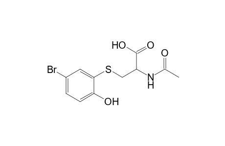 DL-Cysteine, N-acetyl-S-(5-bromo-2-hydroxyphenyl)-