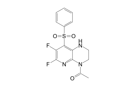 4-Acetyl-6,7-difluoro-8-phenylsulfonyl-1,2,3,4-tetrahydropyrido[2,3-b]pyrazine