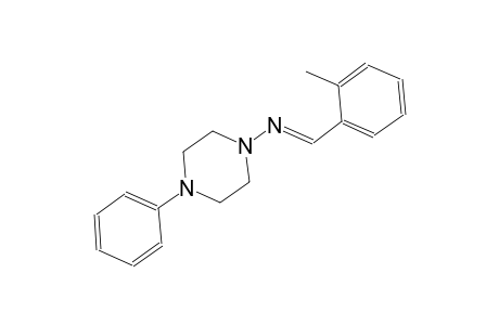 1-piperazinamine, N-[(E)-(2-methylphenyl)methylidene]-4-phenyl-