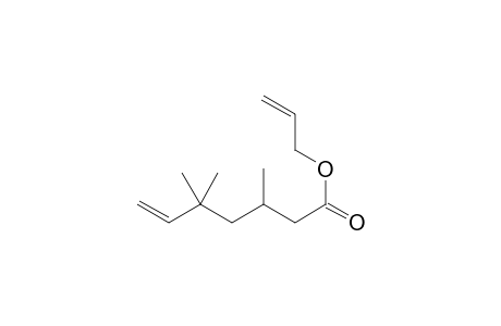 3,5,5-trimethylhepta-6-enoic acid allyl