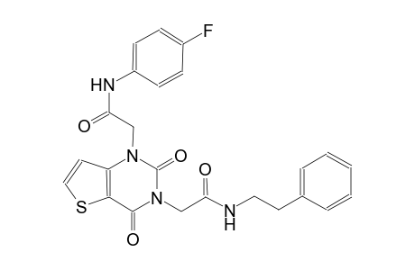 1-[3-(4-fluorophenyl)-2-oxopropyl]-3-(2-oxo-5-phenylpentyl)-1H,2H,3H,4H-thieno[3,2-d]pyrimidine-2,4-dione
