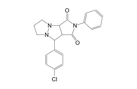 9-(4-chlorophenyl)-2-phenyltetrahydro-5H-pyrazolo[1,2-a]pyrrolo[3,4-c]pyrazole-1,3(2H,3aH)-dione